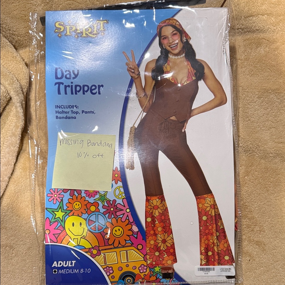 Day Tripper Costume with Brown Pants
